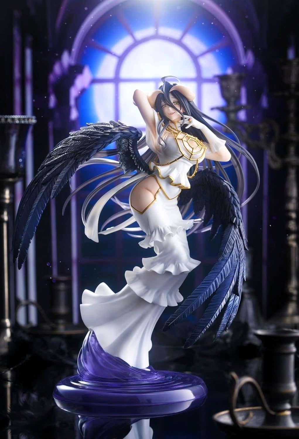 

Overlord Albedo Figure Pure White Devil Ver Approx. 29cm Official Goods