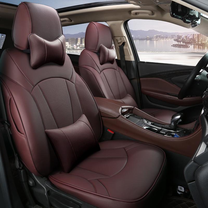 Buick Encore All-Season Leather Car Seat Cover with Original Texture, Full Surround, Custom Fit