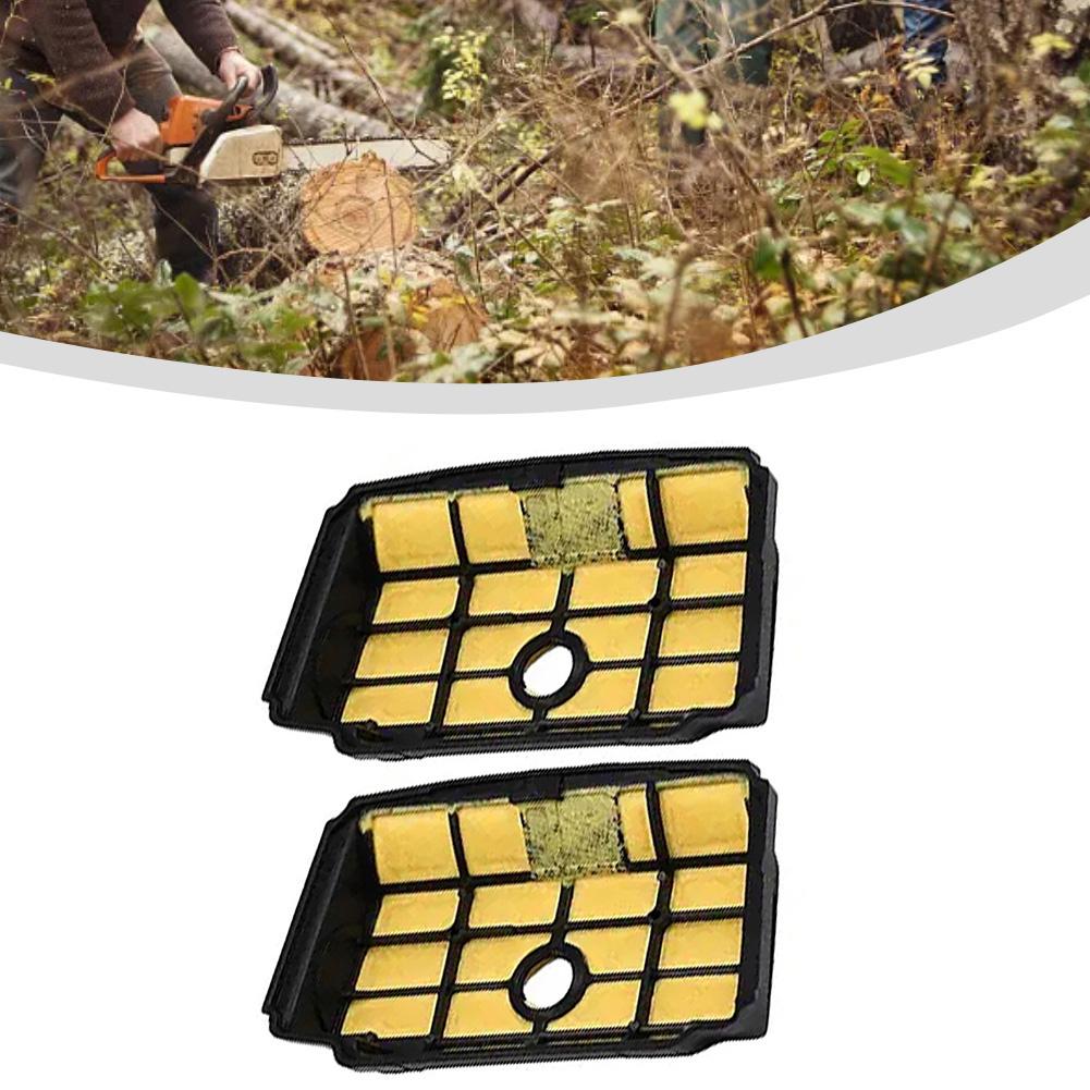 2pcs 1137 120 1604 Air Filter For MS193T MS194T Compatible With Stihl= MS193T MS193TC MS194T MS= 193T 194T Chainsaw Parts