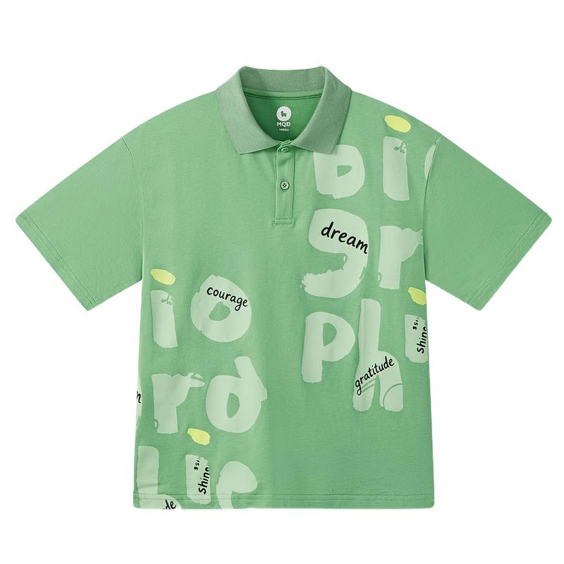 MQD Boys' Pure Cotton Beach Polo Shirt