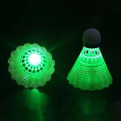 Led Badmintonový míč Svítící Svítící Plastové Badmintonové míčky Barevné osvětlení Míče Sportovní trénink In/outdoor Game