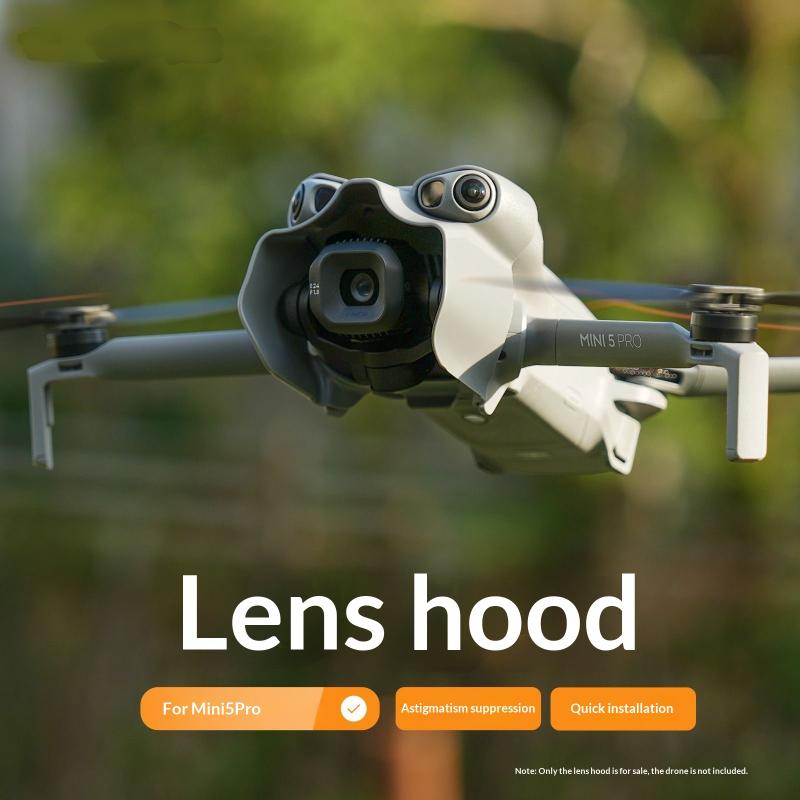 Lens Camera Hood For Mini 5 Pro Sunshade Anti-Glare Lens Guard Gimbal Protective Cover Sunhood Drone Accessories