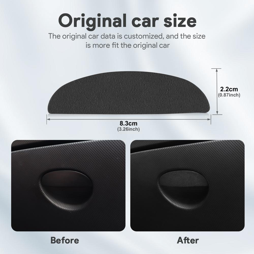 vshgm2 Top Suede Trim Sticker For SEAT Leon Altea Toledo MK1 MK2 Ibiza Cupra Cupra for Skoda Fabia Rapid 2005-2012 Storage Accessories