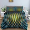 Ensemble de Literie Psychédélique Abstrait Housse de Couette Mystique Ensemble Housse de Couette Taie d'Oreiller Housse de Couette Taille Double King UE Jeunesse Polyester Housse de Couette