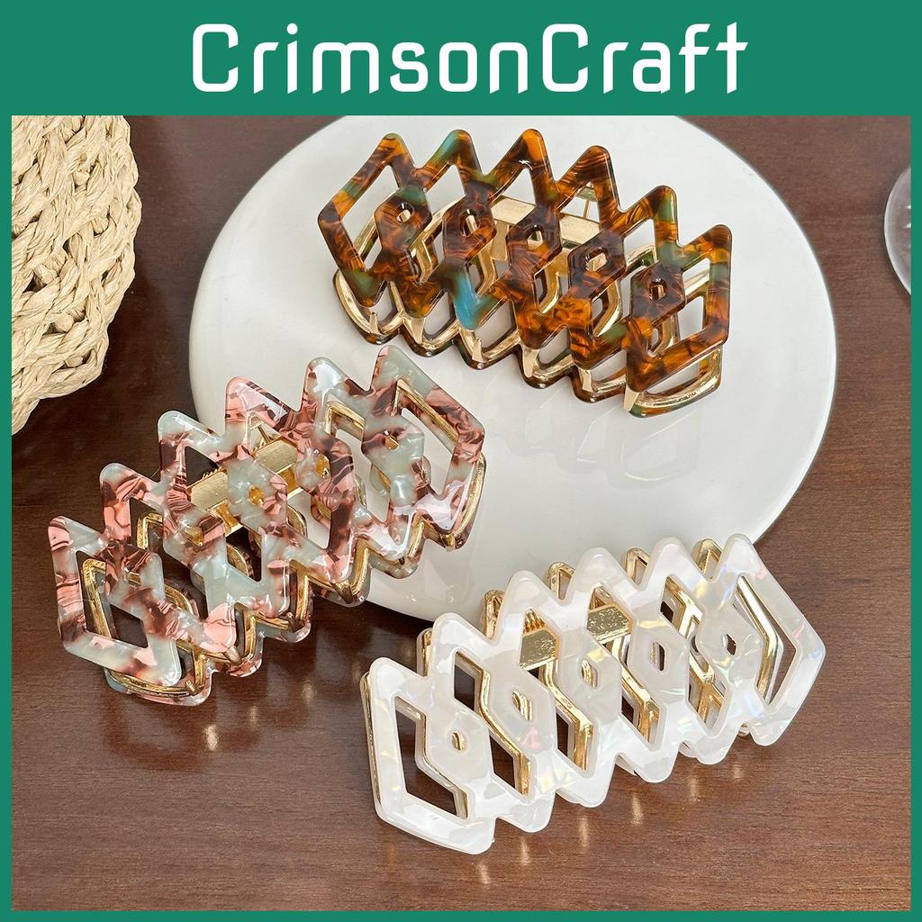 Versatile High-end Hollow Hair Clip Perfect For Elegant Updos In Various Colors