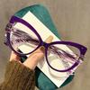 New in Large Frame Glasses Anti Blue Light Reading Glasses Fashion Colorful Women Prescription Lenses +1.0 To +4.0