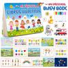 New Busy Book Montessori Preschool Learning Activity Book Spanish DIY Quiet Book Educational Toy for Kids