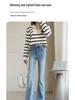 Women's High-Waisted Micro-Flare Jeans: Slimming Light-Colored Pants for Petite Figures - Spring & Autumn Style