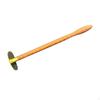LongHandle Gua Sha Tool Scraping Plate Wood Flat Head Round Paddle Long Brass