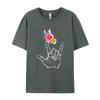 I Love You Hand Sign Language Butterfly Tshirts Vintage Tshirt Printed Tshirt Cute Pattern Tees Tops