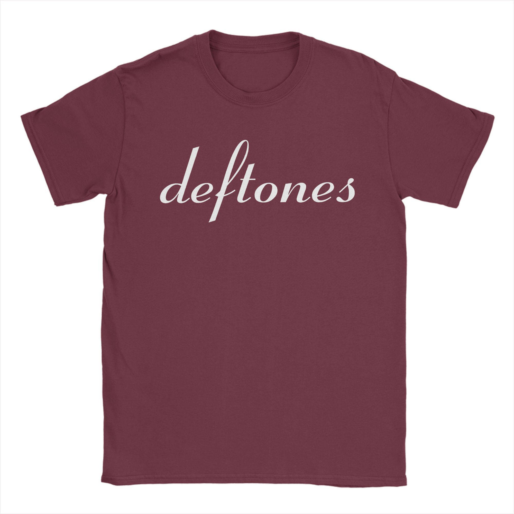 GUOYAN TOP Streetwear T-shirt Zomer Deftones Rockband Hippie T-shirts Katoenen T-shirt voor Mannen Geweldig Patroon Korte Mouw T-shirts M