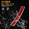 Ygmylandbb Fender Marker Wheel Side Marker Side Turn 18 Universal US Set of 2 Arches, Eyebrows, Lamps, Signals, LEDs, Fit, 12-24V, Red, Spec,