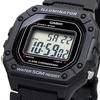 Casio STANDARD DIGITAL W-218H-1A wristwatch mens womens Cheap Chipkashi budget-friendly black