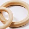 10/15/20/30 Pcs/set Wooden Macrame Rings Natural Unfinished Solid Wood Rings