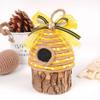 Bee Skep Honeycomb Festive Decor In Jute Material For Celebrations And Parties