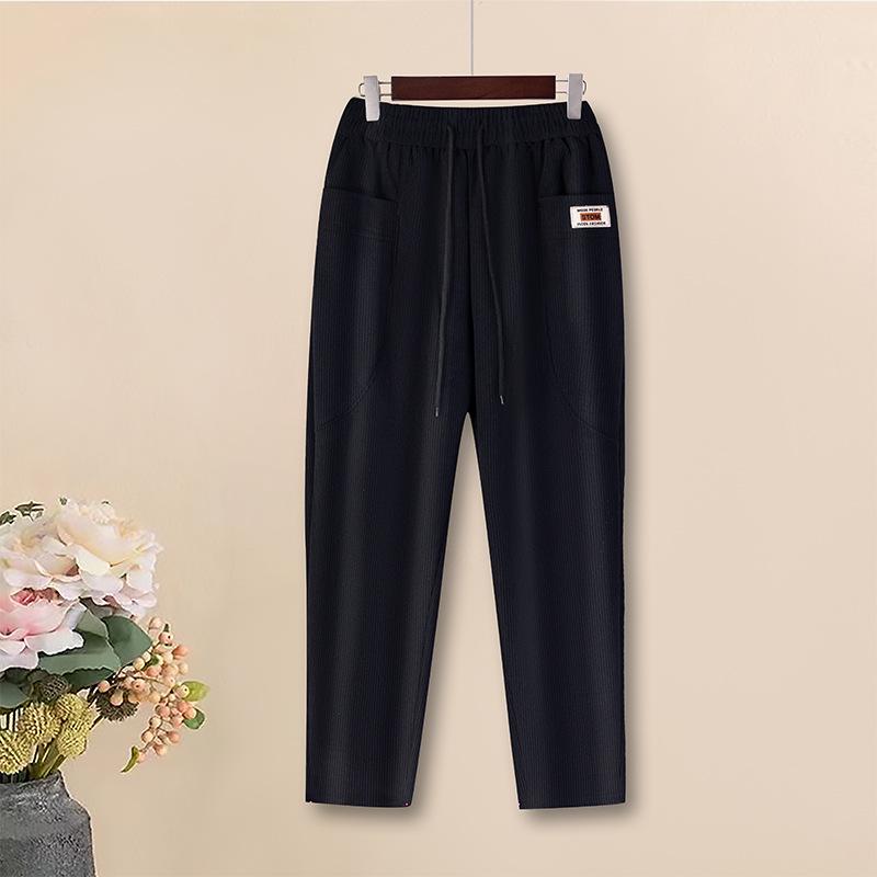 Extra-Warm Fleece Trousers for Middle-Aged and Elderly Women - Winter-Ready, Thickened Cotton, Plus Size