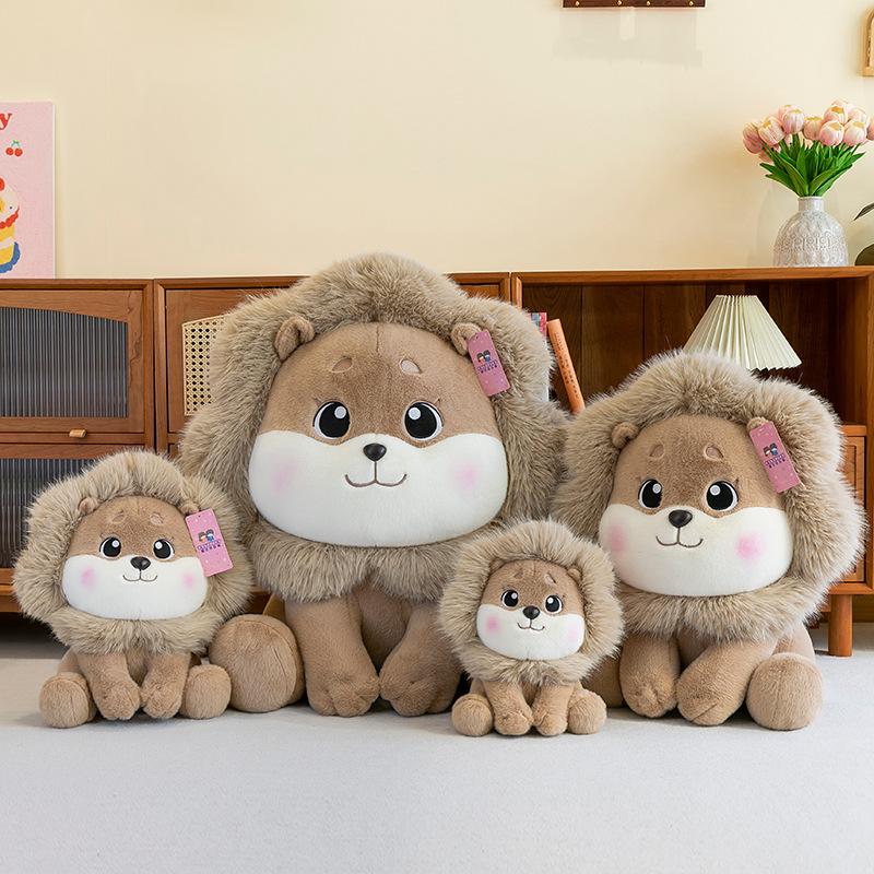 Cute and Adorable Little Lion Plush Toy Children's Sleeping Comfort Pillow Doll