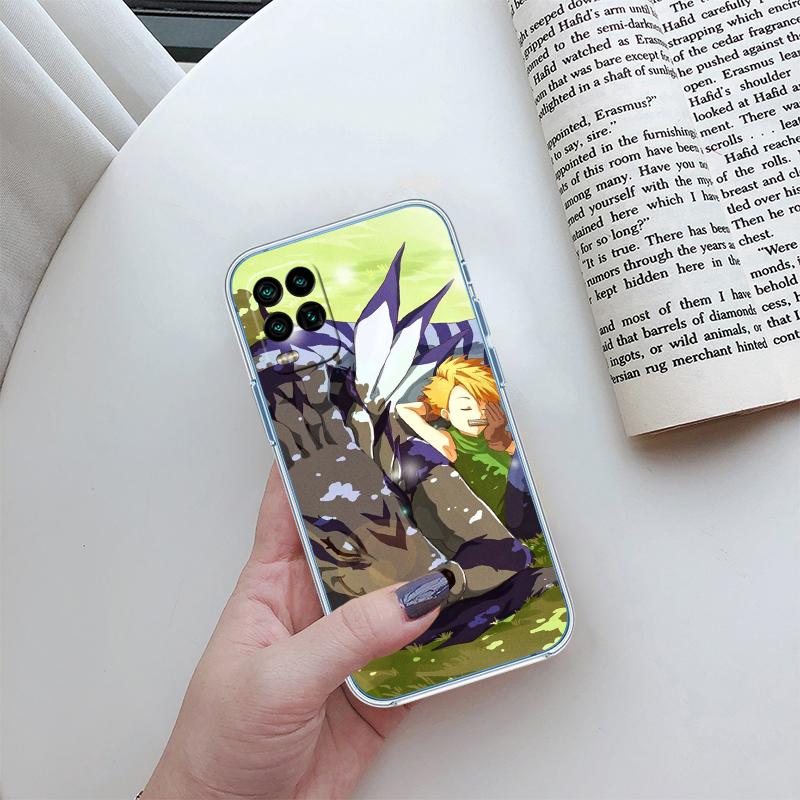 Angel D-Digimons Transparent Phone Case for Motorola Moto G7 G8 G9 G84 G85 G73 G24 G15 Z2 Play Power Plus