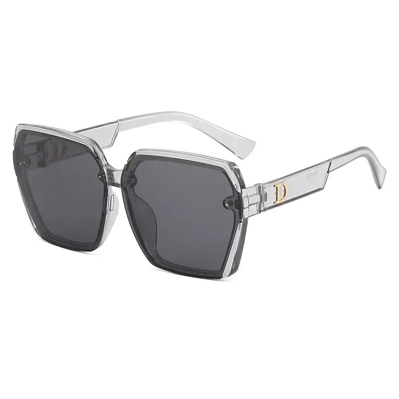 Letter D Square Frame Sunglasses For Women Men Brand Luxury Design Driving Popular Big Sun Glasses Unisex Eyewear Shades