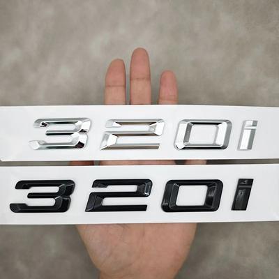 3D ABS Letters 316i 318i 320i 323i 325i 328i 330i 335i Car Rear Trunk Badge Sticker For BMW Serie 3 E30 E36 F30 F31 G20 G21