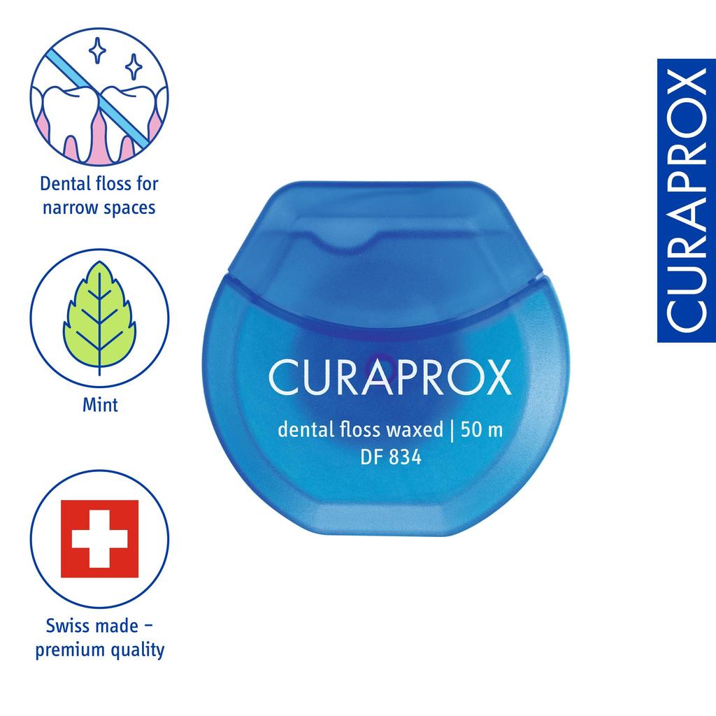 Curaprox Dental Floss 834 Mint 50m