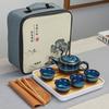 Ceramic Kung Fu Tea Set Travel Portable Simple Business Event Gifts