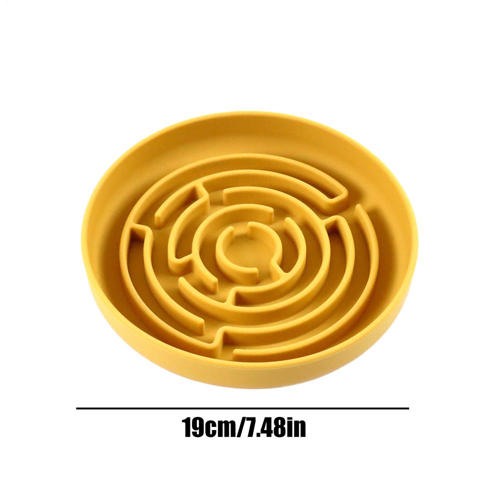 Slow Dog Feeder Silicone Maze Dog Bowl Slow Feeder Suction Cup Base Anti-Choking Pet Supplies Interactive Toys For Large To
