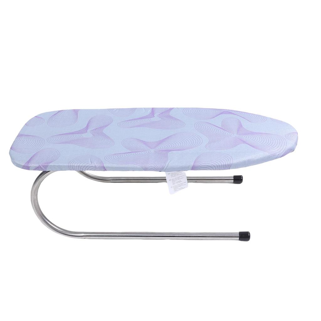 Folding Small Ironing Board with Cotton Cover Stainless Steel Heat Proof Portable Tabletop Ironing Board for Dorm RV