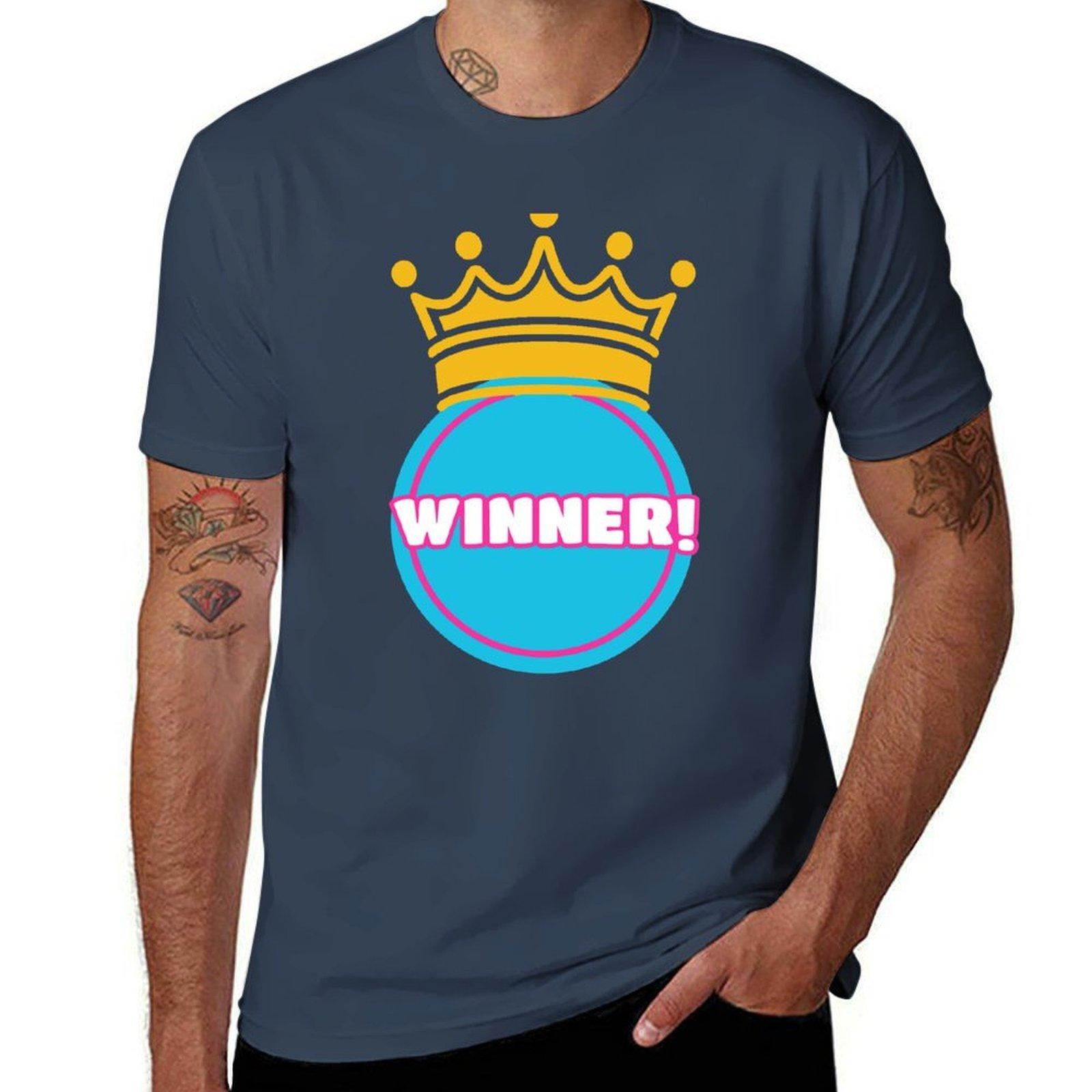 Winner TShirt Casual Loose Fit Short Sleeve TShirt S