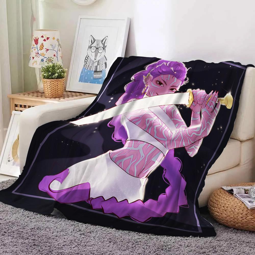 KPop Demon Hunters Symphony animation on the blanket: the intertwined beauty of characters and scenes keeps warm and warm