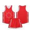 Women's Trendy Basketball Team Jersey Set - Customizable with Numbers and Letters