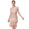 Sequined Tassel Latin Dance Dress - Women's Event & Stage Wear