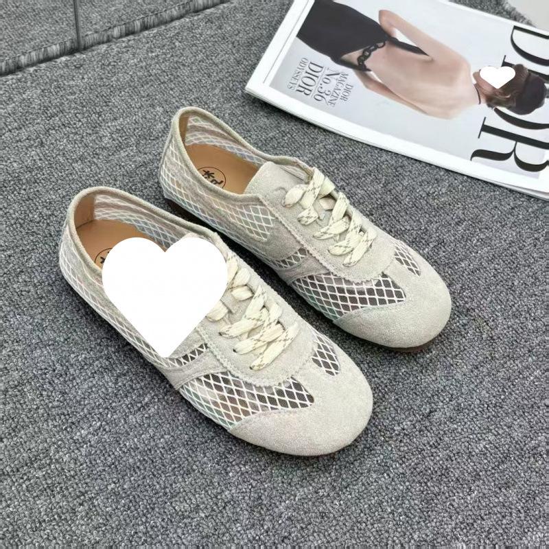 

Mesh shoes breathable German training 2025 summer lightweight new Forrest Gump shoes versatile flat-bottomed sports and leisure shoes trend 40