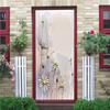 Underwater World Wallpaper 3D Door Sticker Self Adhesive PVC Fish Dolphin Poster For Kids Girls Room Home Door Decoration Murals