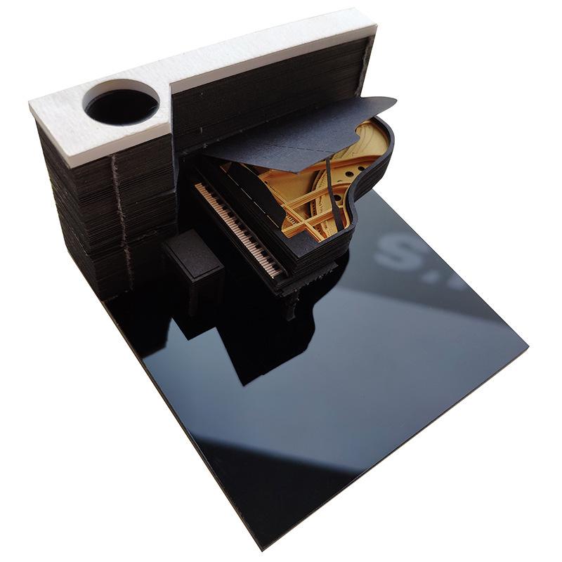 3D Pop-up 2027 Calendar Sticky Notes: Creative Business Souvenir and Paper Carving Ornament