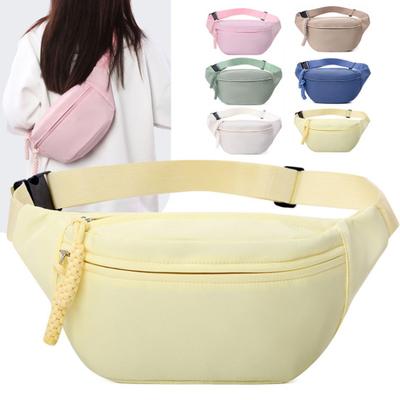 Bolsa de peito com alça de ombro ajustável, leve, grande capacidade, várias opções de transporte, bolsa transversal para uso diário e exercícios