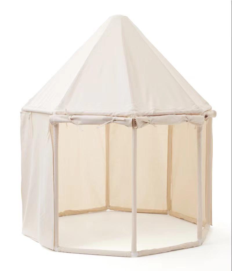 Oversized Octagonal Yurt Playhouse for Children - Princess Castle Style Indoor Tent