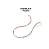 Pink natural stone beaded necklace temperament versatile freshwater pearl collarbone chain neck chain commuting fashion