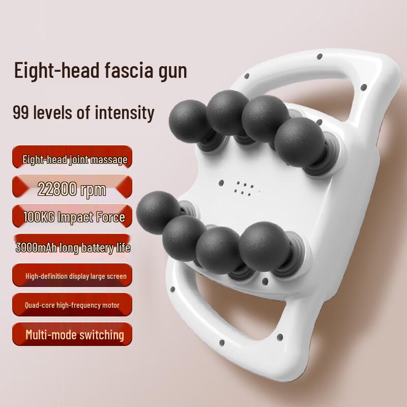 Enlong 8-Head Deep Tissue Fascia Massager