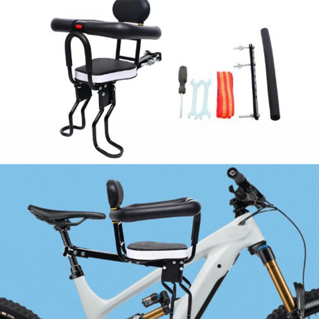 Front-mounted child bicycle seat with guardrail bike Seat post and stem-mounted child seats for Mountain Road bike accessories