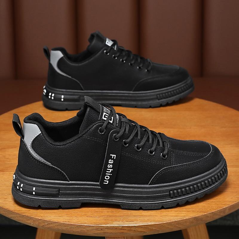 Waterproof and dirt-resistant tooling shoes, spring non-slip and wear-resistant board shoes, platform retro shoes.