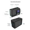 5K Motion Camera High Definition Touch Dual Screen Waterproof Remote Control Camera Motion Image Stabilization Camera Recording