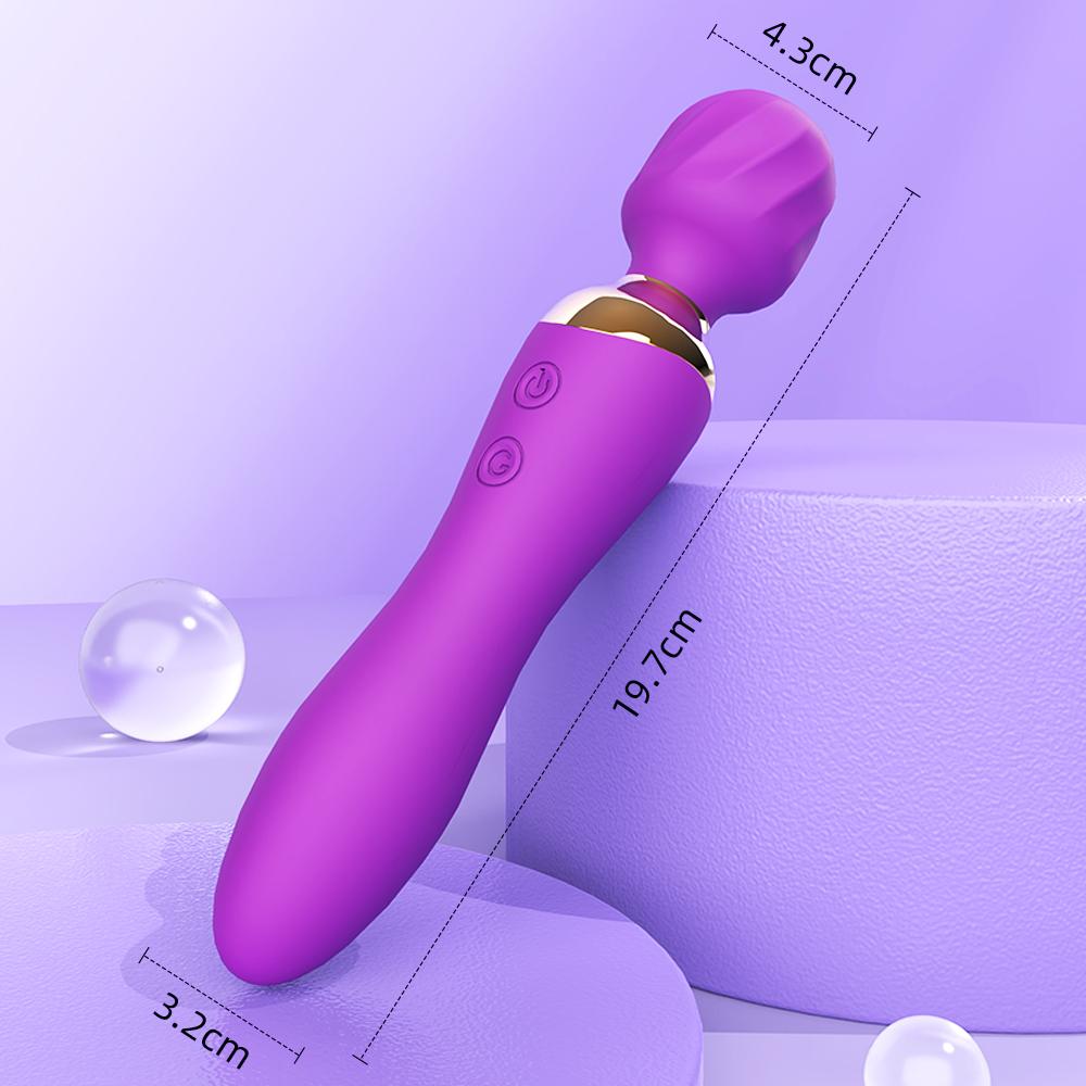 12 Speeds Powerful Dildo Vibrator Female AV Massager Wand G Spot Clitoris for Women Stimulator Adult Sex Toys Masturbator