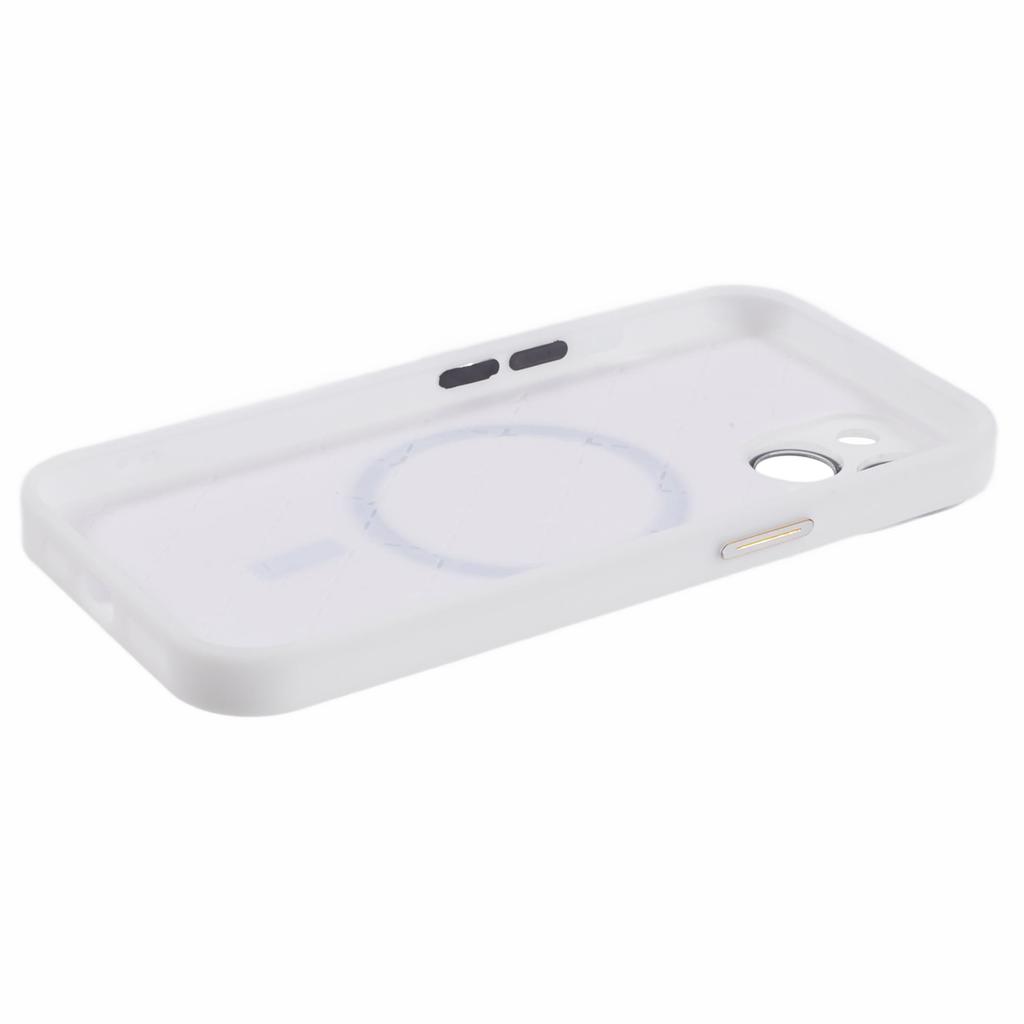 YUX Series For iPhone 13 6.1 inch Back Case TPU+Acrylic Cover Compatible with MagSafe (Precise Lens Cutout) - Black