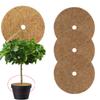 3pcs Flowerpot Cocoanut Mat Round Planter Mat Flat Grass Mat Cocoanut Mulch Mat Diameter 20/25/30/35 CM Can Be Trimmed