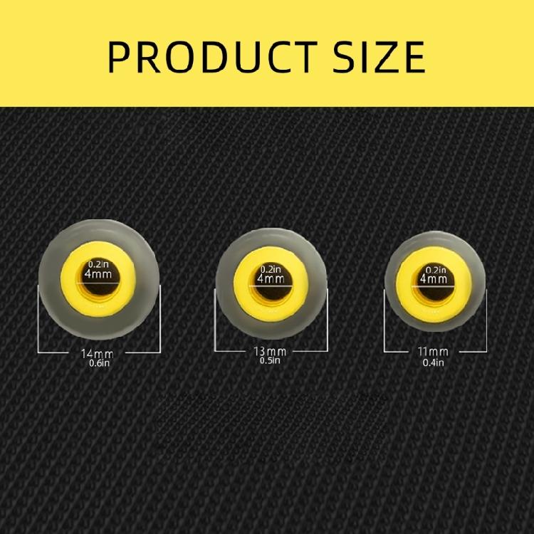 6Pcs Silicone Earbud Tips Earbud Replacement Tips Eartips for Earphones Headphone Earbud Rubber Tips Earbud Caps