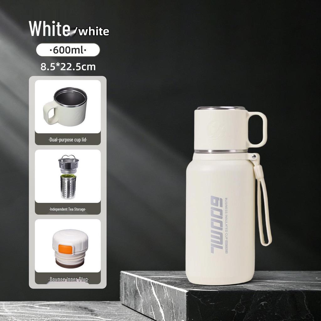 Large Capacity 316 Stainless Steel Thermos with Tea Infuser – Portable, Leak-Proof Bottle for Hot/Cold Retention