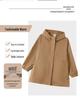 Mom's Plus Size Mid-length Hooded Trench Coat: Spring/Autumn Casual Jacket for Middle-aged Women