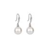 S925 Sterling Silver Large Pearl Dangle Earrings for Women - 2024 Niche Design Ear Hooks, High-End Temperament Jewelry.