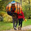 1pc Owl Forest Automatic Folding Umbrella, Heavy Duty 8 Rib Iron Frame,  Suitable for Travel, Daily Use, Birthday, Decor Gift  09